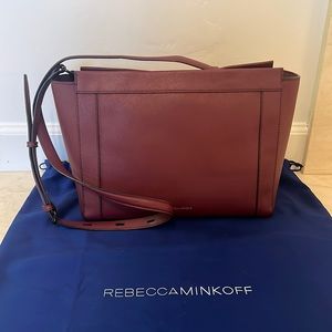 Rebecca Minkoff Purse, medium sized, Wine / Oxblood color